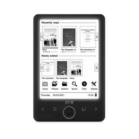 SPC 5613N Dickens Light 2 E-Reader - Libro Electrónico con Pantalla de Tinta Electrónica de 6" Retroiluminada, 8GB, Negro SPC 5613N Dickens Light 2 E-Reader - Libro Electrónico con Pantalla de Tinta Electrónica de 6" Retroiluminada, 8GB, Negro